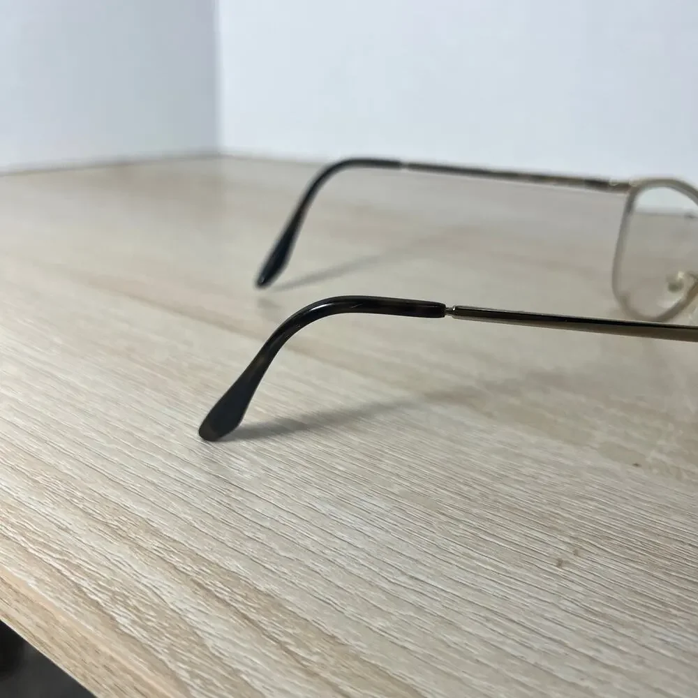 Prada VPR 62X KOF-1O1 Eyeglasses Cat Eye Frames Only Brown Gold 54-17 - Picture 6 of 12